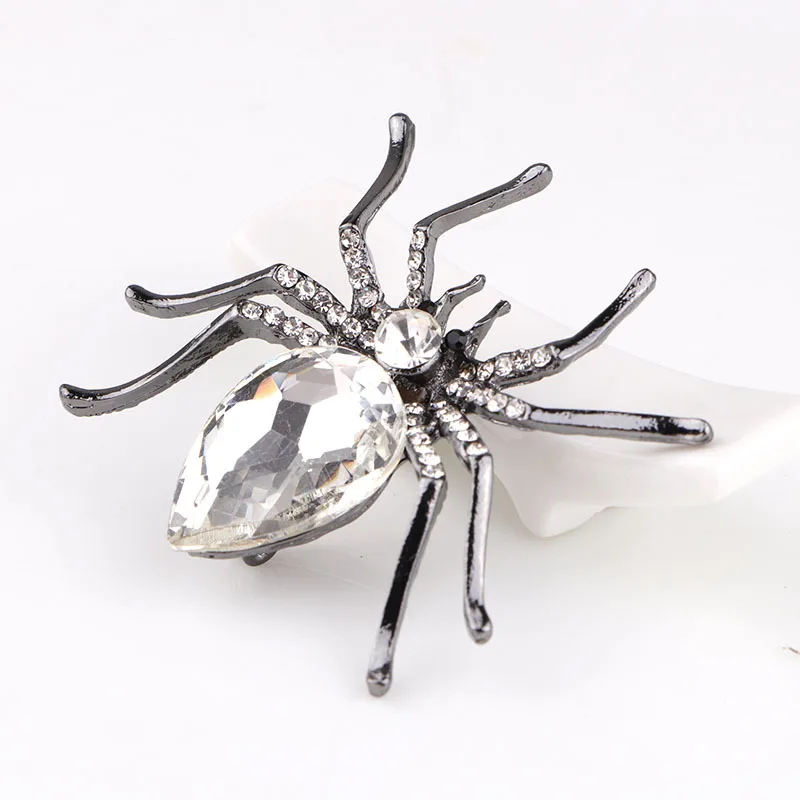 Factory direct sales of spider with diamond brooch crystal Brooches Pin accessories