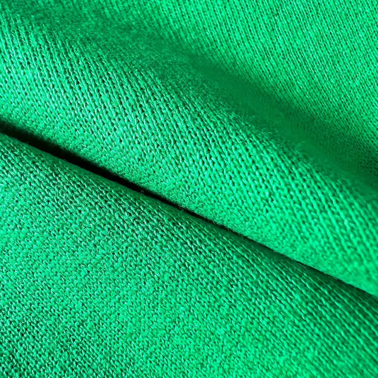 Linen hand feel 100% organic cotton heavy weight single jersey  for knit dress
