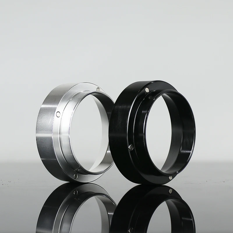 Espresso Dosing Funnel 51mm 54mm 58mm Barista Tools Powder Ring Powder Dispenser With Coffee Dosing Ring Magnetic