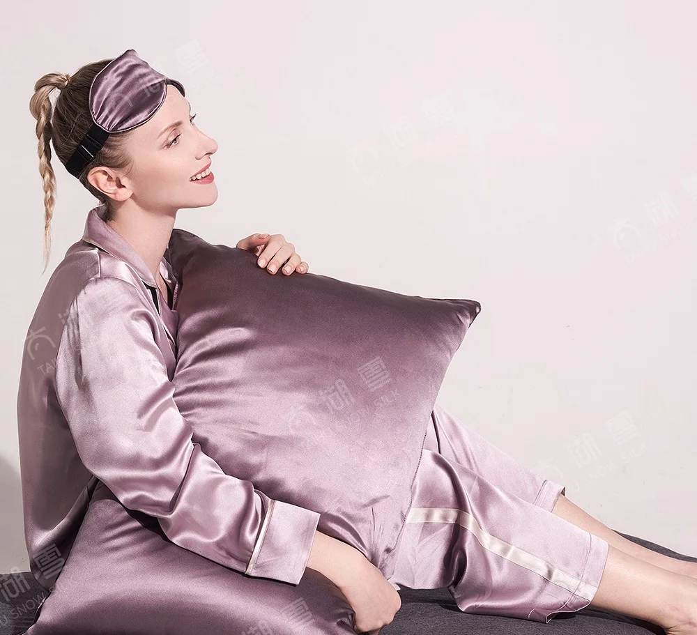 Нетоксичная черная наволочка, 19/22/25/30 мм, с вышивкой на заказ, 100% шелковая маска для глаз и шелковая наволочка, подарочный набор