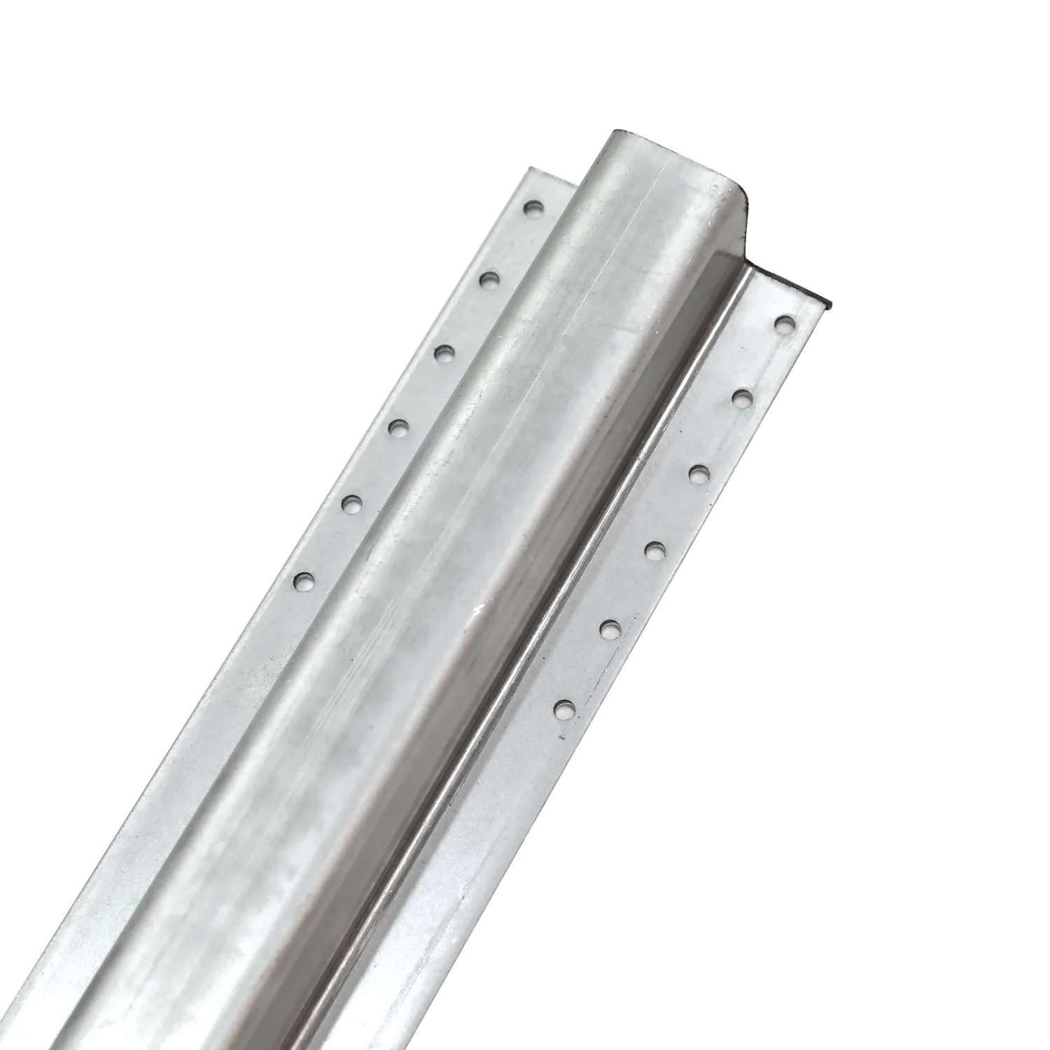 Pre-Perforated Holes U Channel Line Post Trident steel post replacement for wood fences