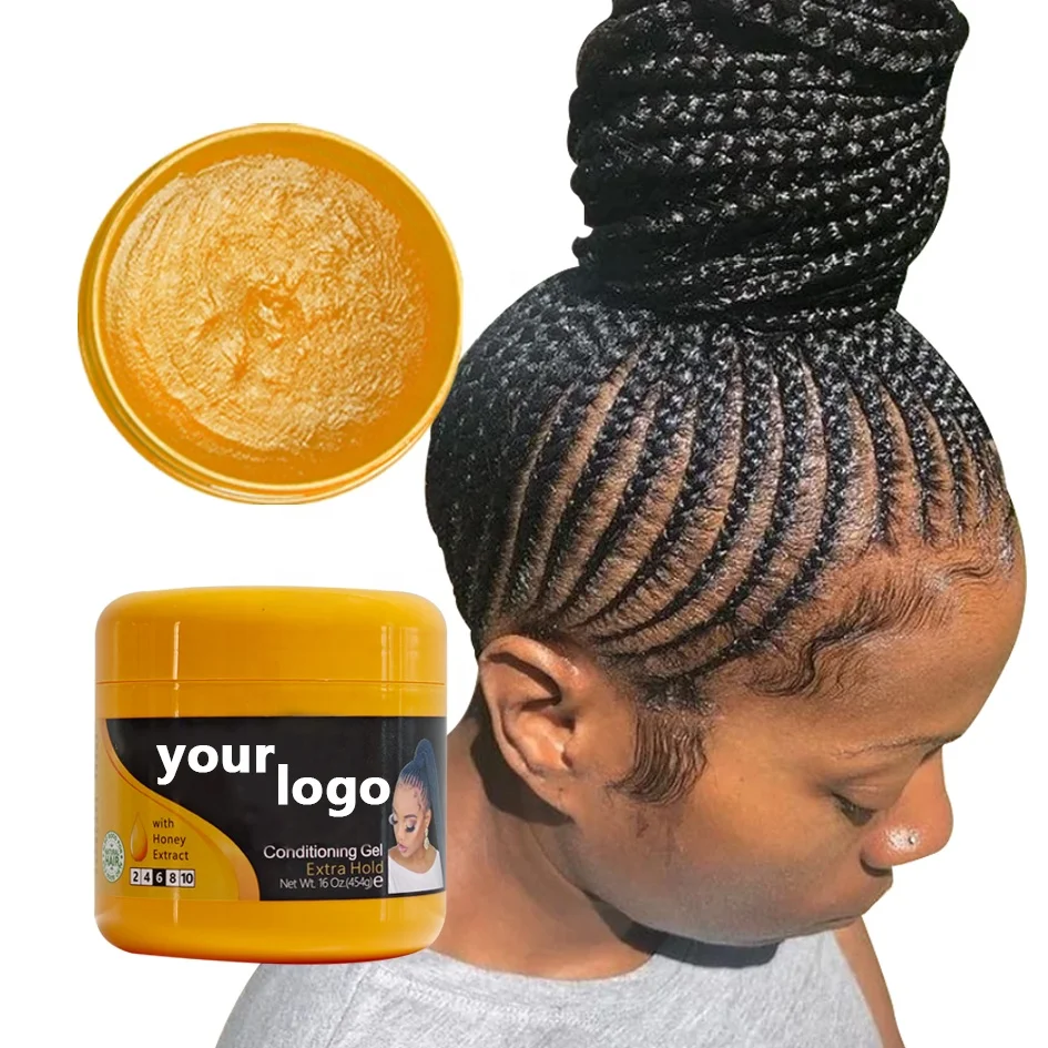 high quality hair styling gel shine jam private label wholesale neat braid conditioning shining water based