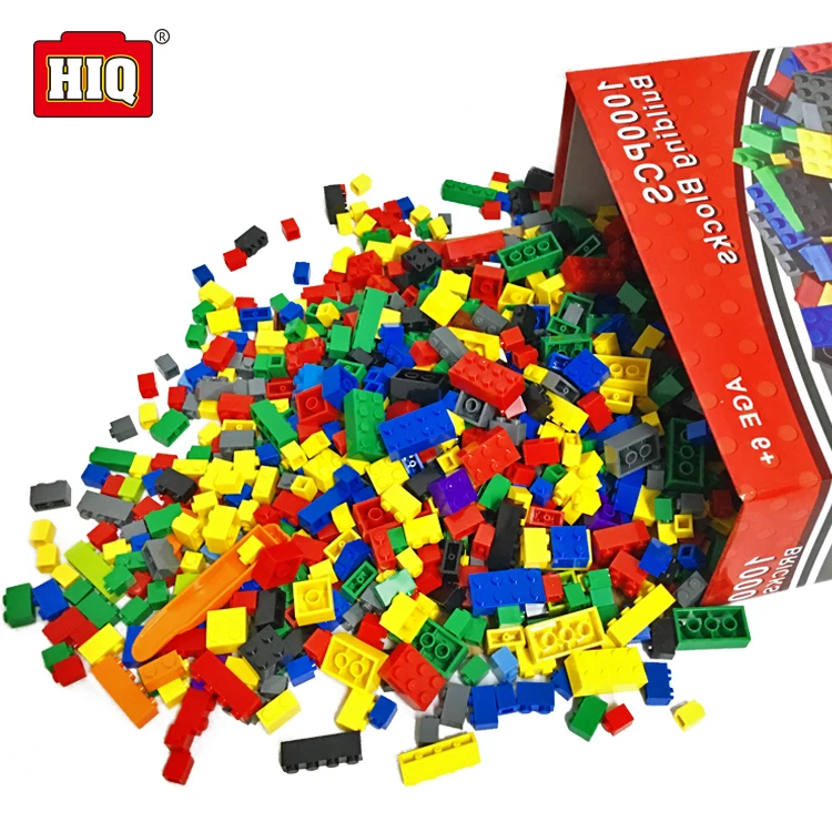 Hot Selling diy ABS plastic toys building blocks 1000pcs