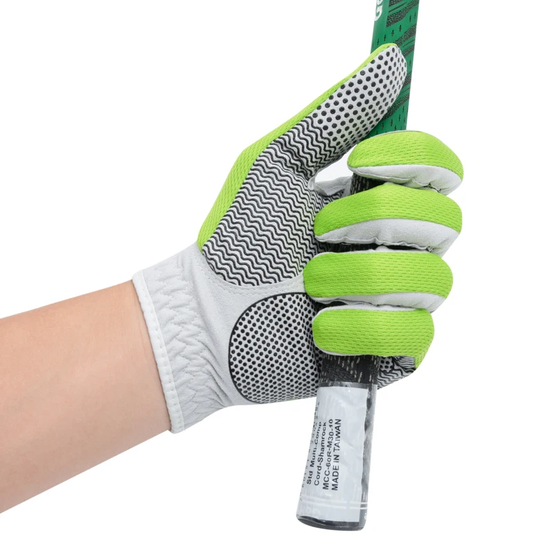 High Quality Custom Logo Golf Gloves All-Weather Anti-Slip with PU Leather OEM Packaging for All Fingers