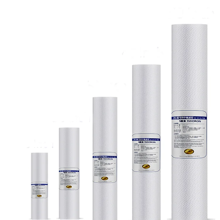 
Заводская цена, 5 микрон, 10 микрон, полипропиленовый сдувной осадок, плиссированный фильтр для воды 