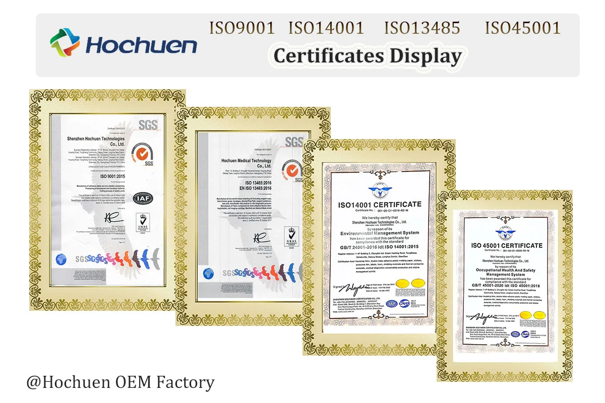 hochuen certificates