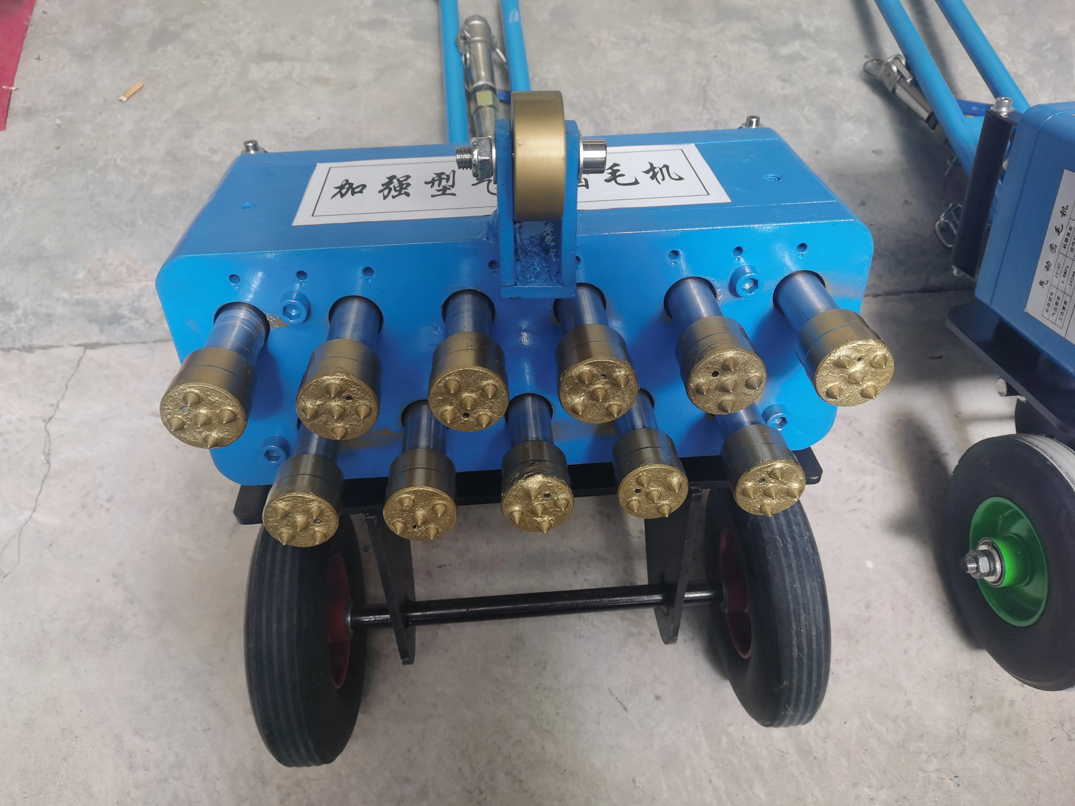 Hand-push 11-head Concrete Chipping Machine Electric Bush Hammer