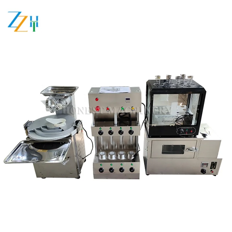 Automatic Pizza Cone Maker / Pizza Cone Making Machine With High Quality