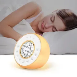 Factory custom baby soothing night sleeping white noise sound machine toy nursery nightlight device with songs and story