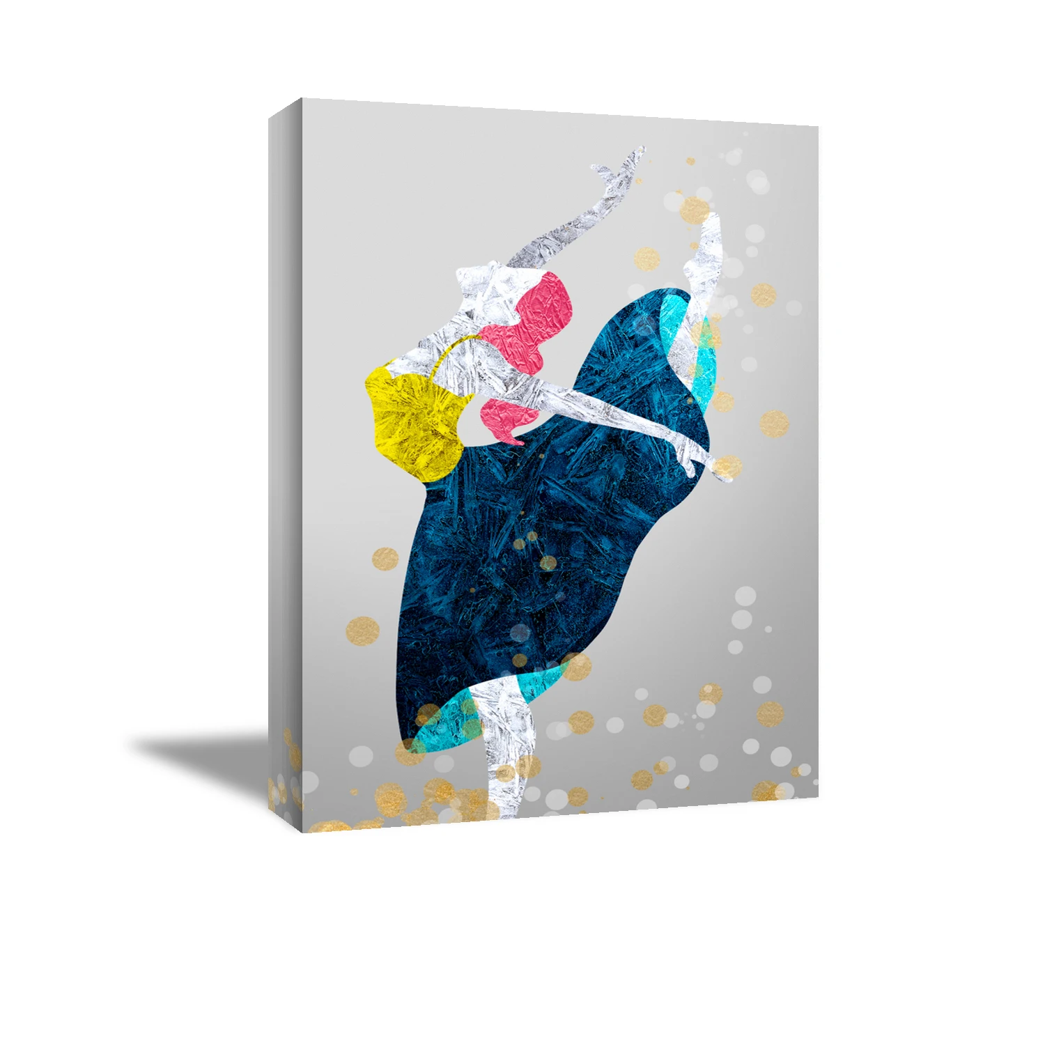 Abstract dancer modern oil paintings wall art for living room decor print on canvas custom canvas print picture for wall