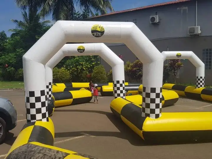 inflatable zorb ball go karts race track sport game for sale