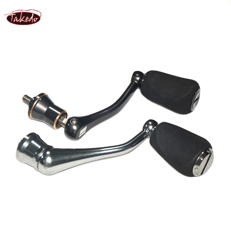 TAKEDO SR04 EVA Handle Knob Metal  Reel Handle Components For Fishing Reel Handle Replacement For Baitcasting Fishing Reel