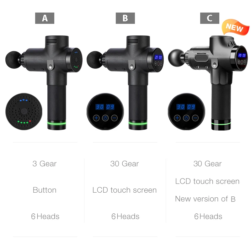 EMS Massage Gun 2021 Rechargeable Muscle Stimulator Deep Tissue Professional Massager Dropshipping