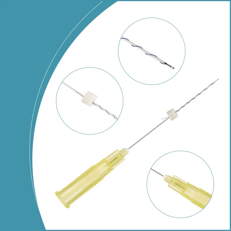 Yastrid PCL twist cannula thread 30g PDO Eye Mono Lift Thread  with Blunt Tip Cannula  For Eye Area Effective