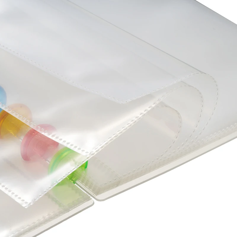 Hot sale Refill pp pages super clear document pockets  show album  for discbinding display book and photo album