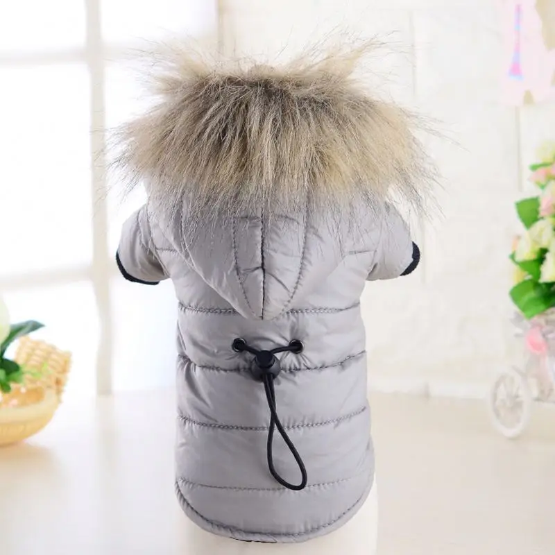 Manufacturer Wholesale Small Pet Down Jacket Warm Button Design Cotton Winter Dog Jacket