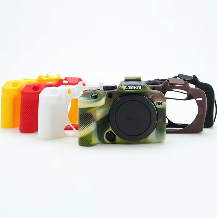 For Canon EOS R10 Soft Silicone Armor Skin Case Camera Bag Body Protective Cover Various Models Available