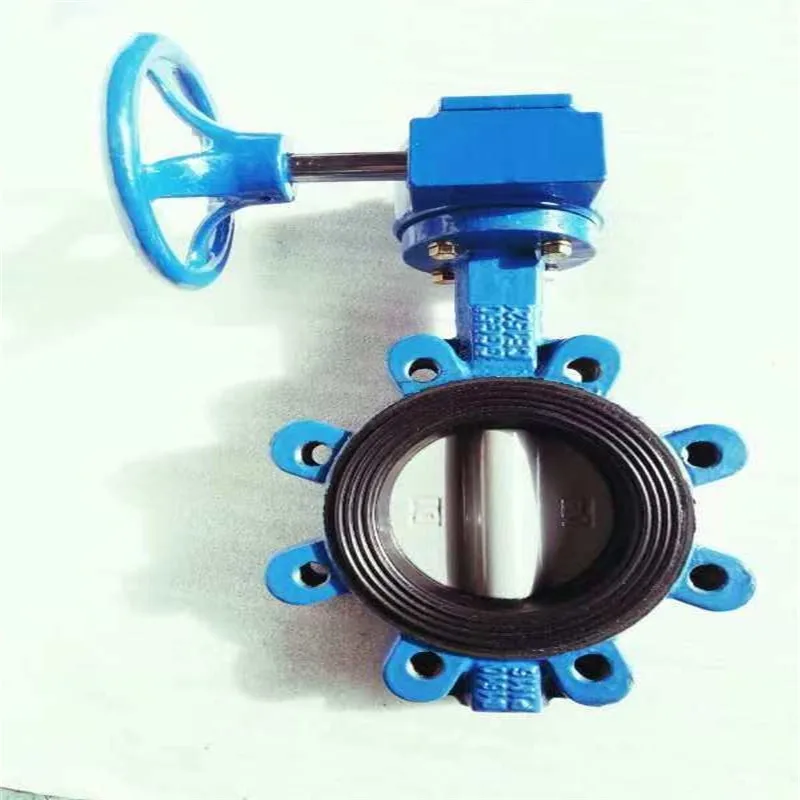 
LTD371 PN16 clamp butterfly valve Worm gear Central Line cast iron lug type butterfly valve 