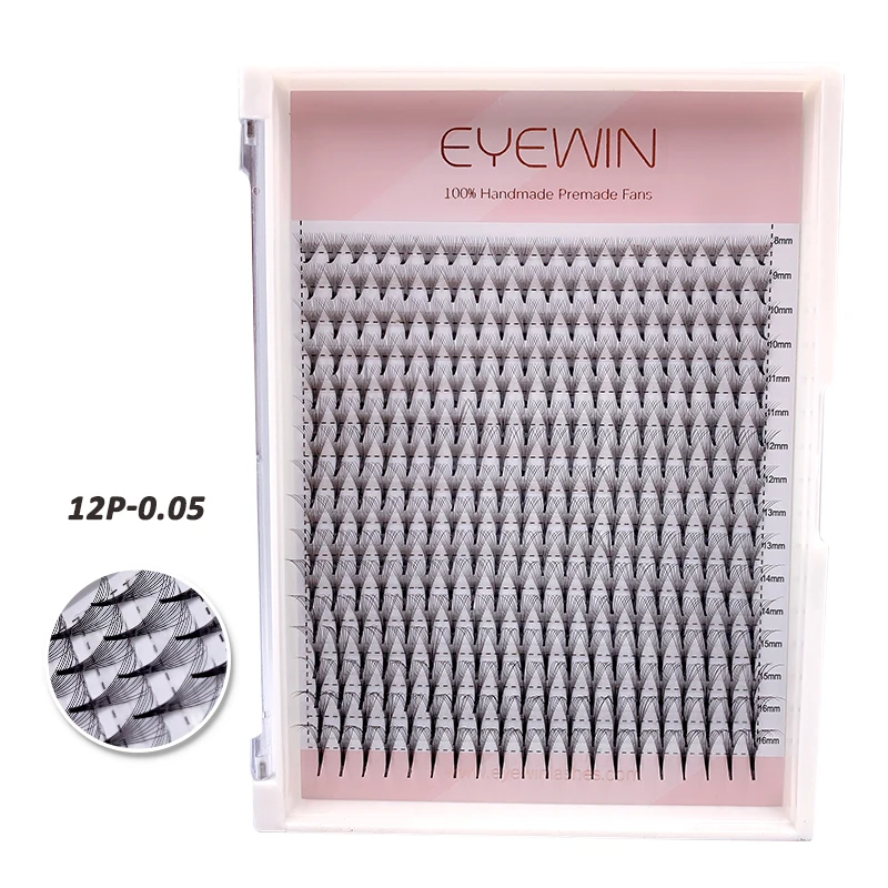 EYEWIN 320 fans big case 3D  premade fans 16 lines promade fans premium eyelash extensions