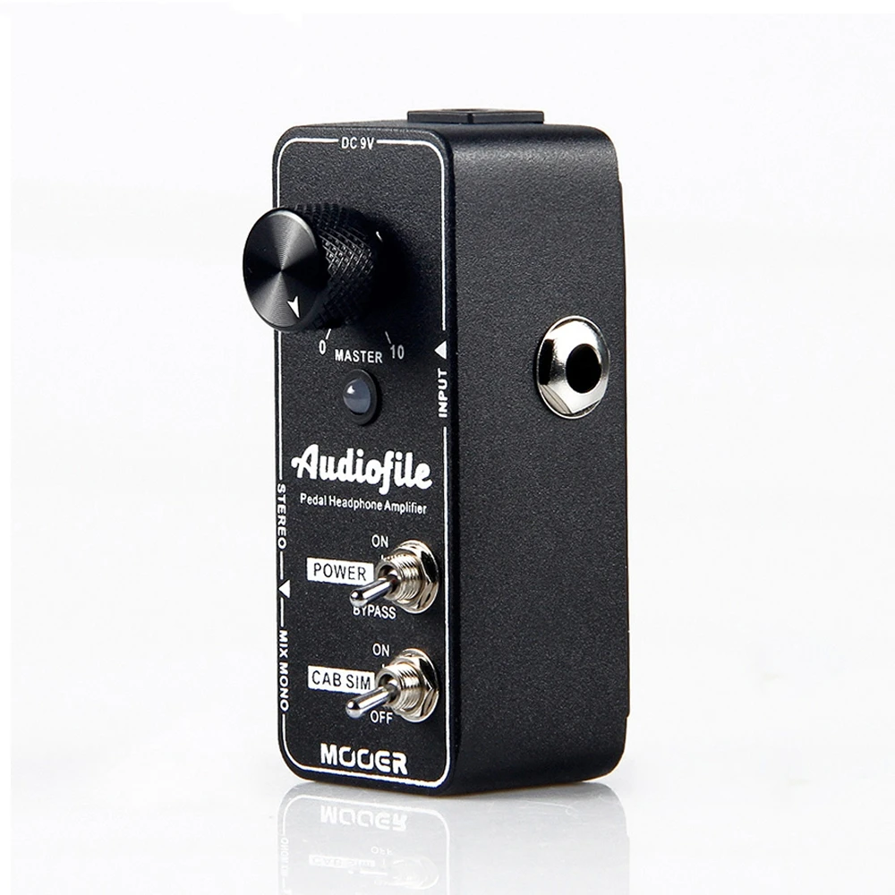Mooer MHA1 Audiofile Headphone Amplifier Effect Pedal Metal Shell Built-in Analog Speaker Cabinet Simulation Guitar Pedal