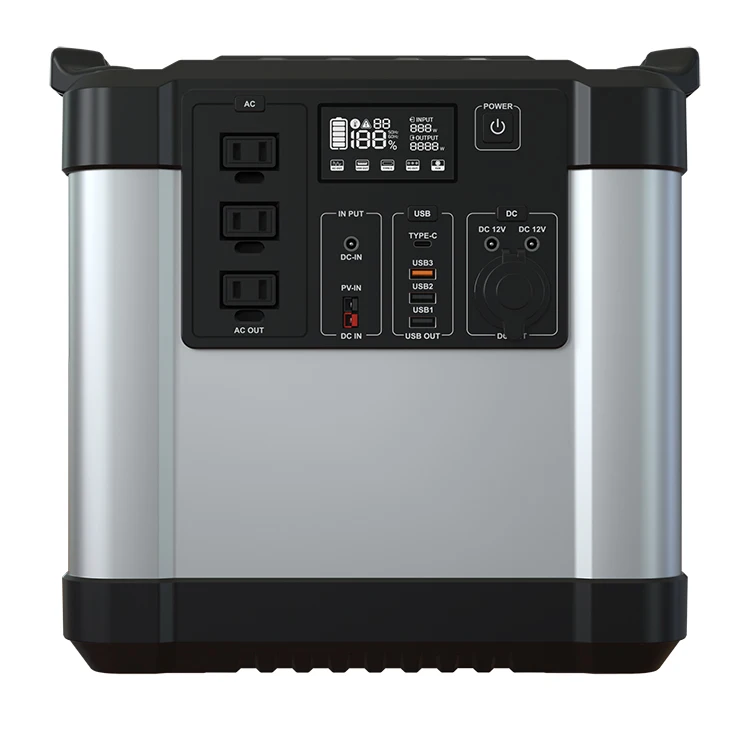 Hot product portable power station 2000W lifepo4 outdoor solar generator energy system portable charger power bank