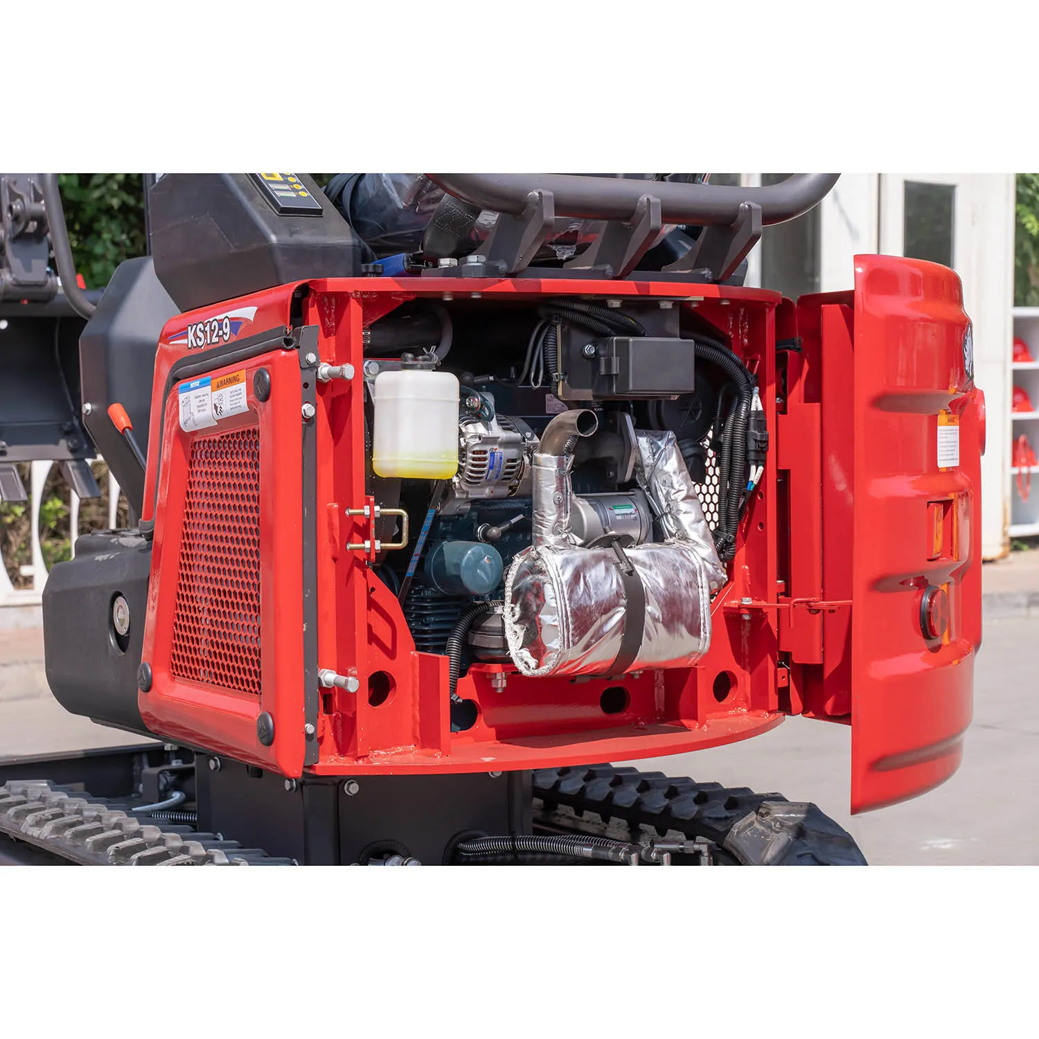 xiniu 1200kg  Mini Rhinoceros ks12-9 Crawler Excavator 1.2 Ton Small Mini Digger  three cylinder engine bagger