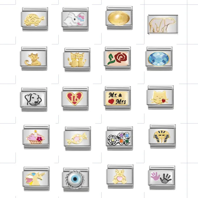 Italian Charms bracelet Italian link bracelet new trendy