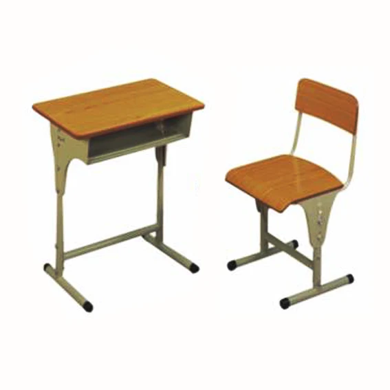 Strong steel school furniture desk/metal tables chair sets/classroom writing desk