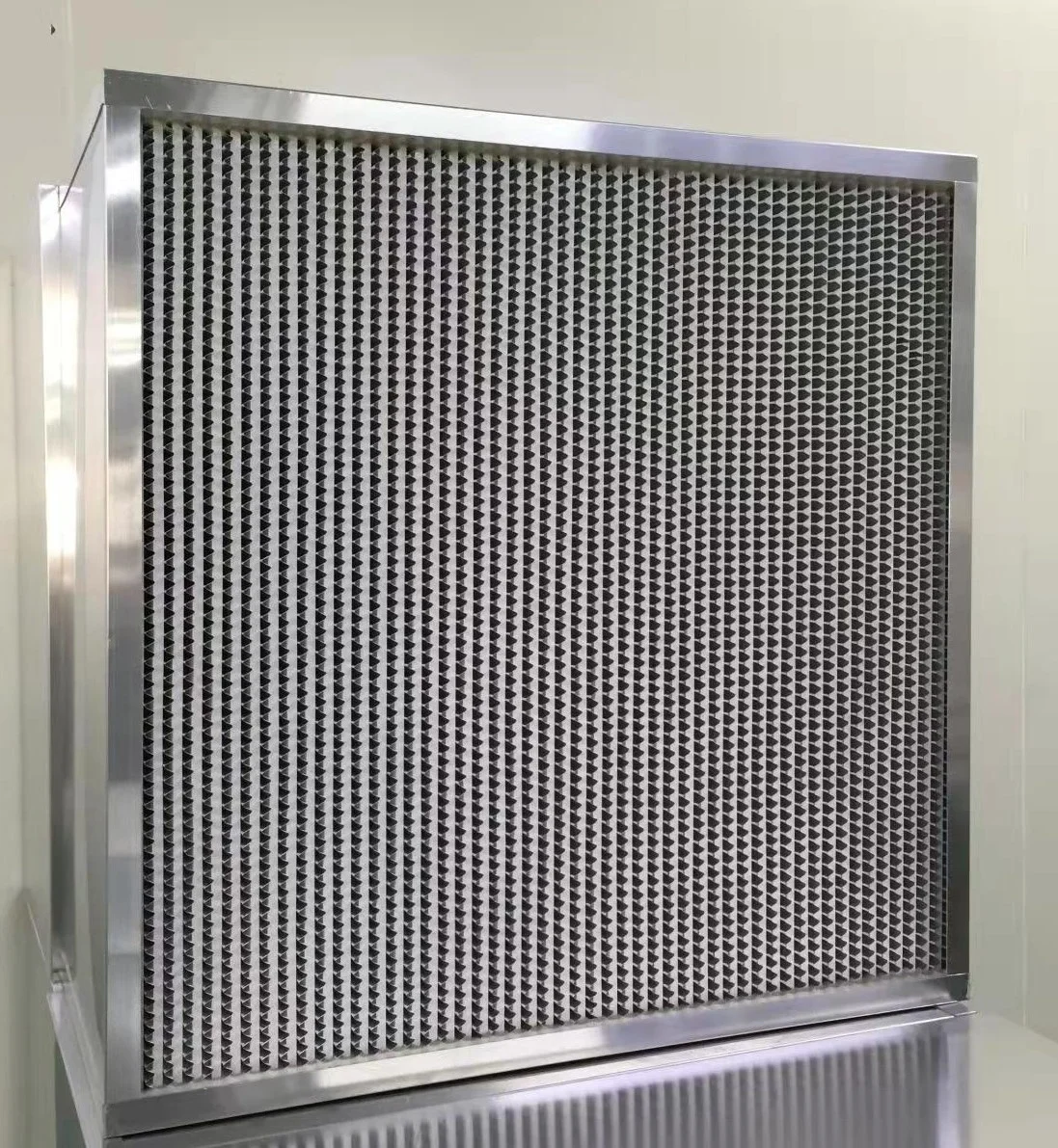 H13 H14 U15 Aluminum Separator Air Filter High Flow Medium Grade Hepa Filter Use Paper Board Fiberglass Purifier Filter