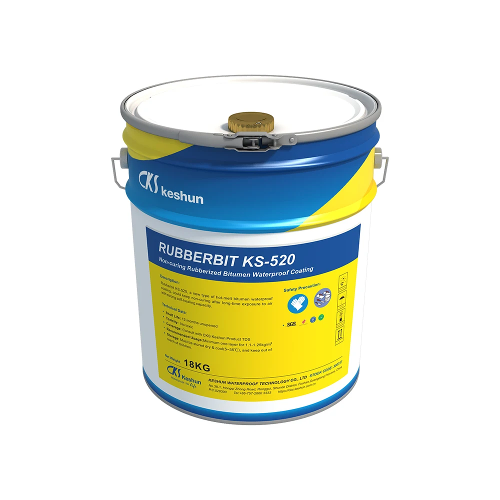 CKS non-cured rubberized roof liquid waterproof coating paint,waterproofing paint,waterproof coating