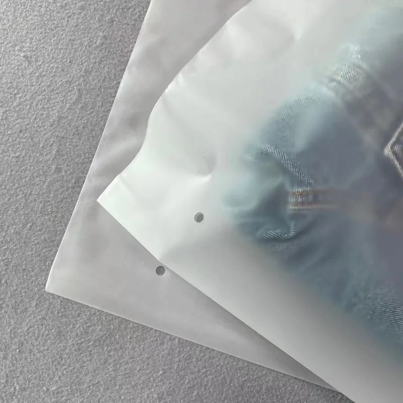 Reusable Waterproof EVA Plastic Zip Lock Swimwear Bags, Customized Print Logo T Shirt Bikini Skirt Dress Packaging Zip Lock Bags