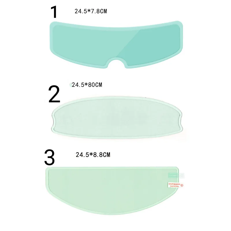 Anti-rain Waterproof Helmet Film Decal Motorcycle Stickers Anti fog Pelicula anti niebla Fit  All Types Of  Motorcycle Helmet