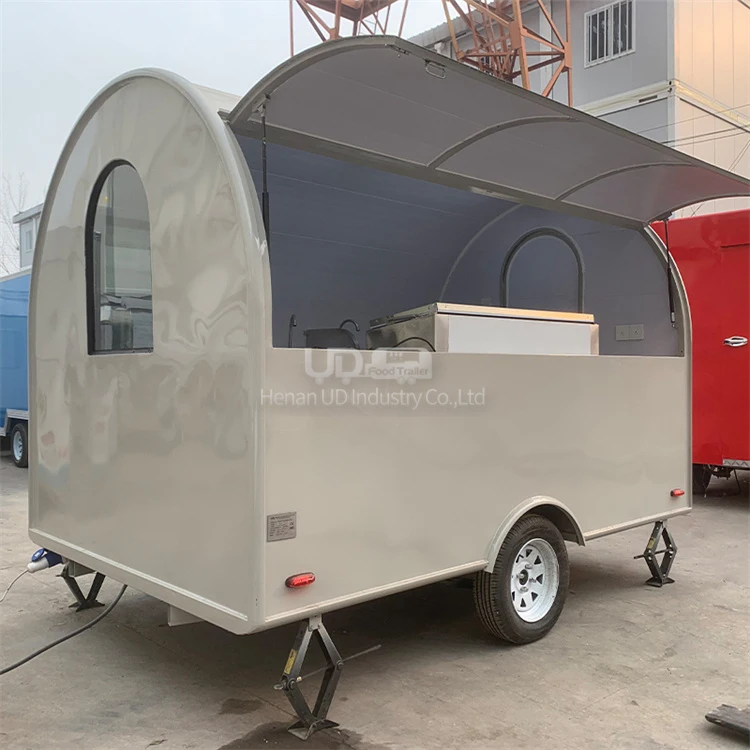 Cheap Mobile Fast Food Truck Hot Dog Cart Mobile Kitchen Trailer Food Cart