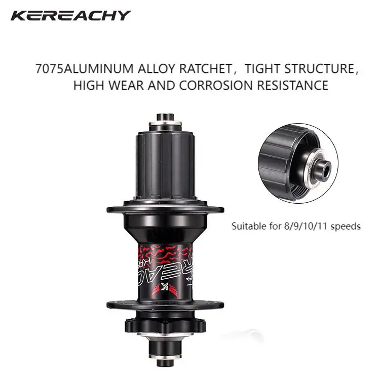 120 кольца KEREACHY M9x100 M10x135 с 32 отверстиями 6pawls 5 подшипников 8/9/10/11 скоростей ступицы велосипеда дисковый тормоз горного
