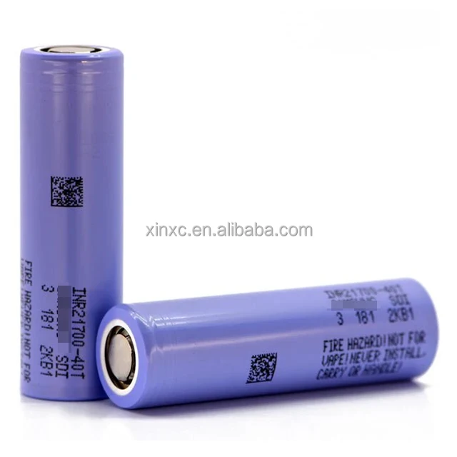 21700 Battery Pack Premium Quality 40t 4000mAh Lithium Battery for Power Bank Use in Very Good Price