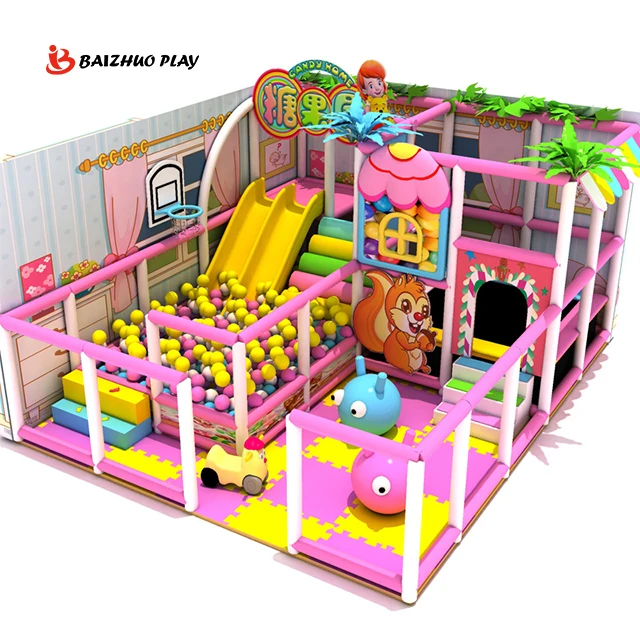 Candy indoor playground children game equipment indoor playground for sale
