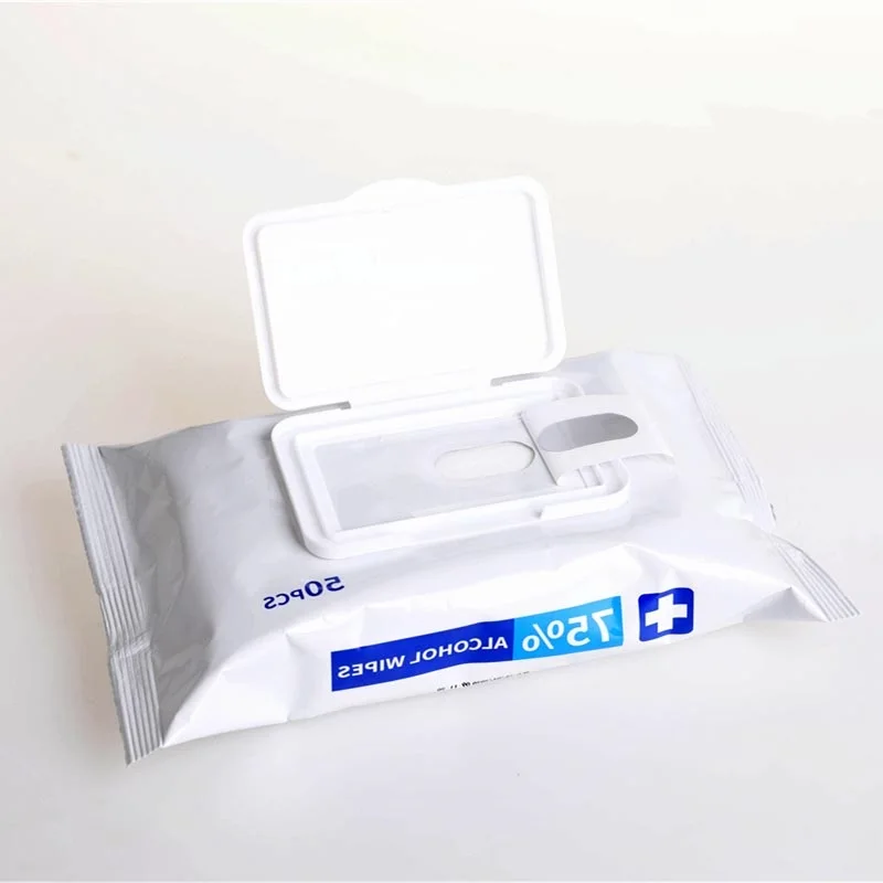 FSC GMPC CE ISO13485 BSCI BIODEGRADABLE Affordable Antibacterial Wipe With 75% 70% Alcohol For Hand