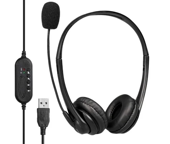 Заказной USB RJ9 RJ11 колл-центра гарнитуры наушники колл-центра с шумоподавлением гарнитура для телефона конференции, домашних работ