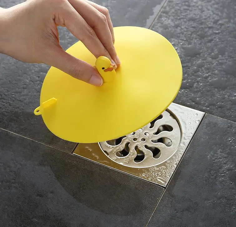 Household Odor-Proof Floor Drain Cover Drain Slag Separator  Floor Drain Cover Silicone For Kitchen Bathroom