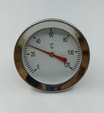 Bimetal oven thermometer with probe and nut