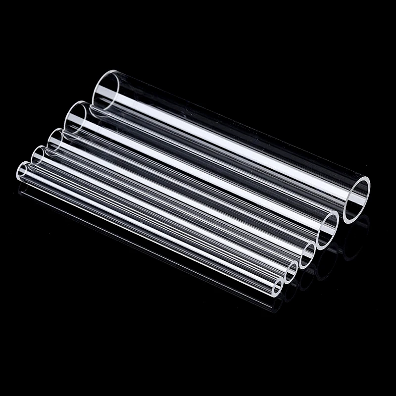 JD transparent heat-resistant silicate glass quartz tube