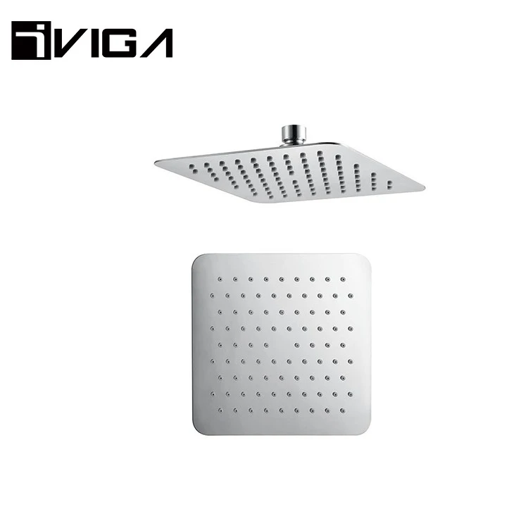  Верхняя насадка для душа 8 9 10 дюймов дождевая фитинги ванной из нержавеющей стали 304 квадратная верхняя