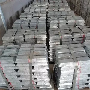 Pure Wholesale Price Zinc ingot 99.99% 99.995% zinc alloy ingot Zamak #2/#3/#5