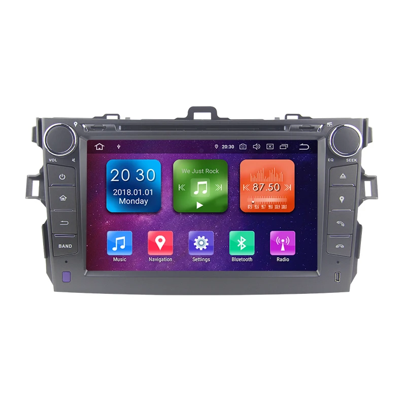 Ersan Профессиональное аудио видео Android 10 автомобильное радио GPS-навигация для Toyota Corolla 2006-2013 автомобильный DVD-плеер с камерой