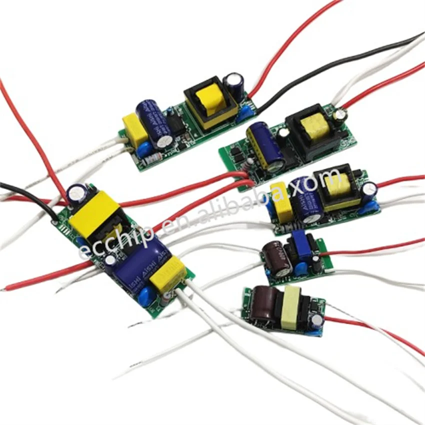 Constant Current LED Driver 1W 3W 5W 10W 20W 30W 50W 300mA 450mA 600mA 900mA 1500mA AC DC Isolation Lighting Transformer