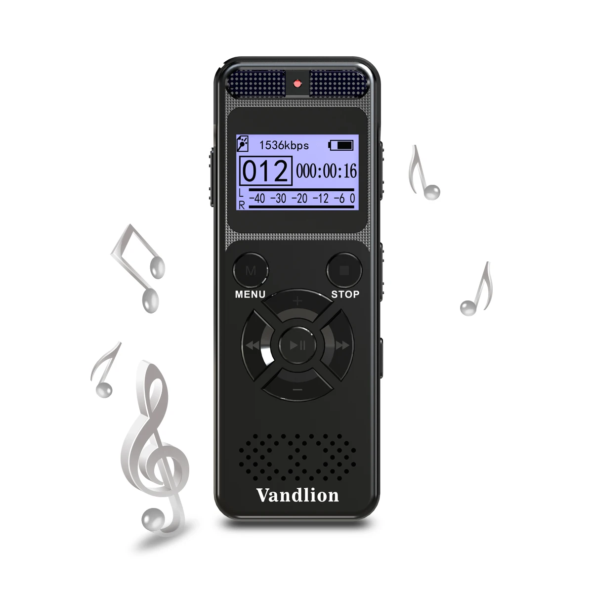 Portable  V32 Digital Voice Recorder Voice Activated Mode Easy-operation for Meeting, Interview or Lecture
