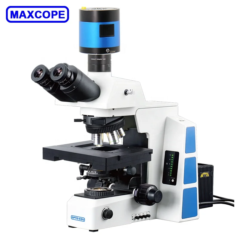 MAXCOPE M12.5850 Trinocular Biological XYZ Stage Motorized 3d Microscope