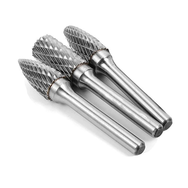 Factory supply grinding carbide cutter round burr/carbide cutter blade burrs/polishing carbide burr