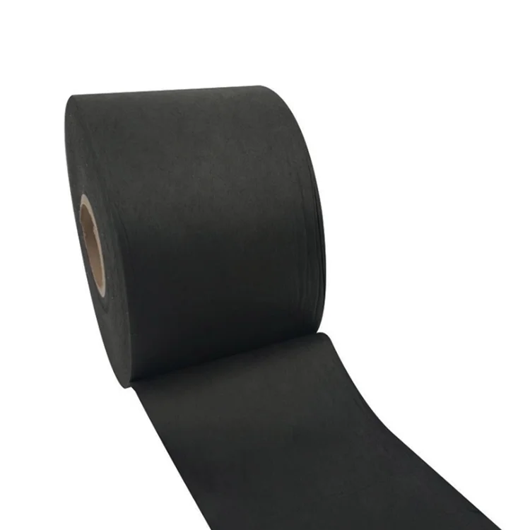 Black Nonwoven Fabric Pp Spunbond Non Woven  Roll  Hygienism Product Use