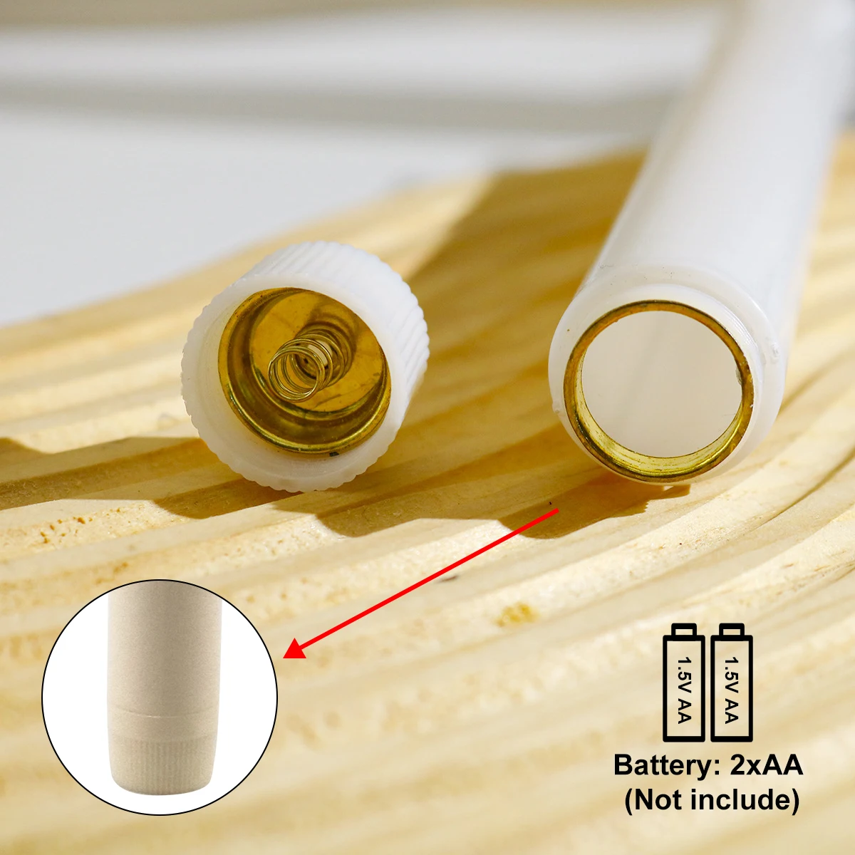 Candle Light for Christmas Decoration Lights for Festivals Table Night Light Lamp Base